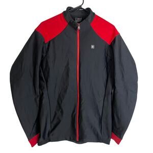 Siroko J1 Montoso Cycling Jacket Mens Size 2XL Black Red Outdoors Full Zip